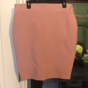 Blush Bondage style mini/midi skirt.